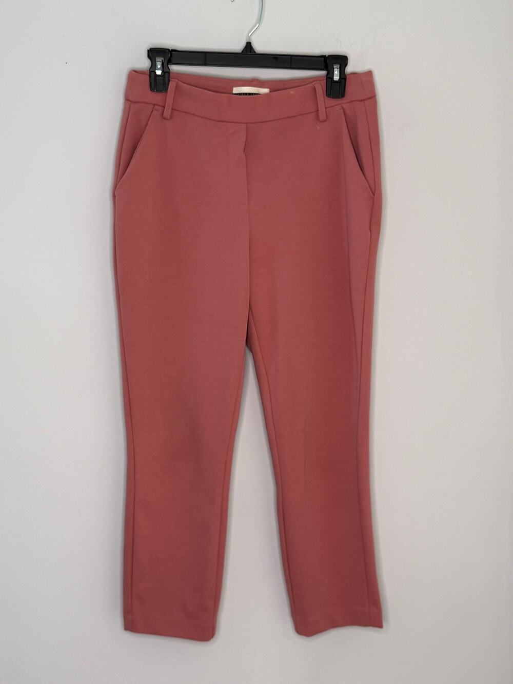 Joules and Leopold Mauve Pull-On Mid-Rise Straight Leg Cropped Dress Pant M
